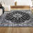 Arignote Modern Persian Floral Cream/Gray/Black Rug-1261076298