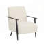 Ensemble de 2 chaises longues modernes avec structure en métal-102657586