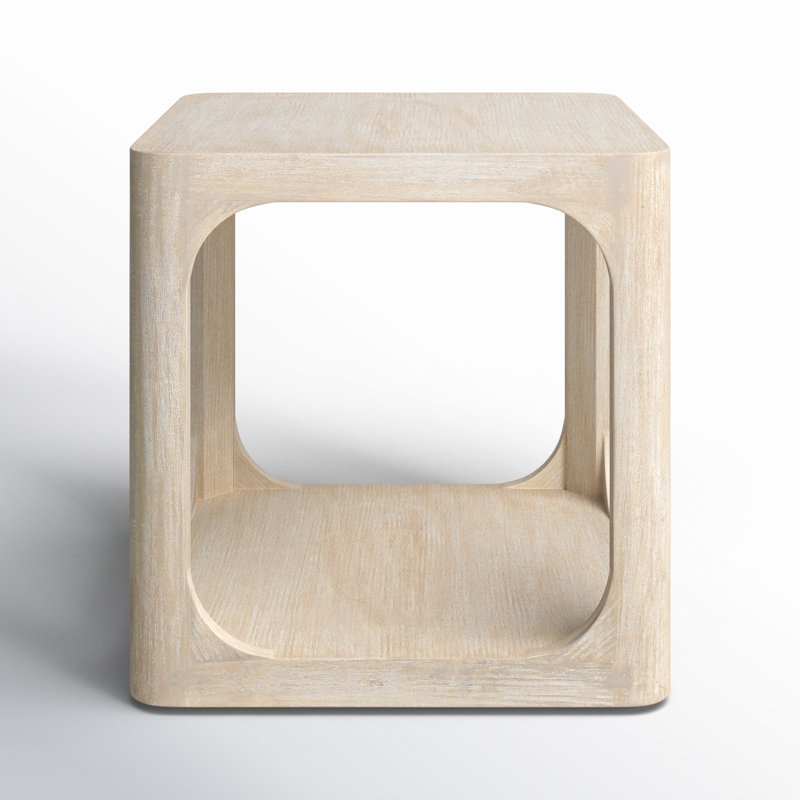 Table de bout Sybil, Beige, 22 po x 22 po