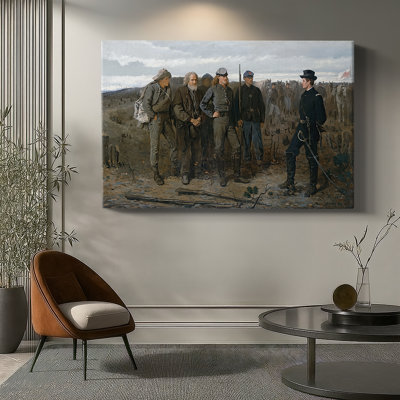Prisoners from the Front-Winslow Homer-Gallery, toile tendue-1866