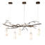 Luminaire suspendu unique en cuivre bruni antique à 5 lumières Jameiah