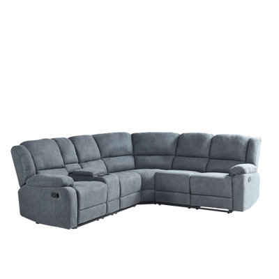Abdulbari 5 Seater Reclining Corner Sofa 