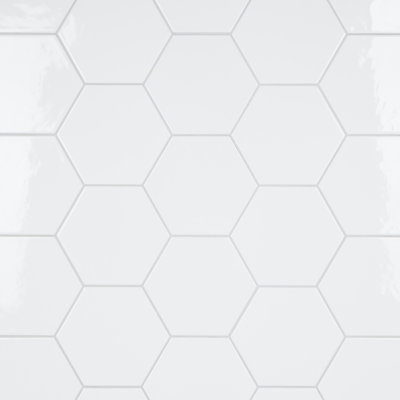 Hexitile 7"x 8" Porcelain Wall Tile