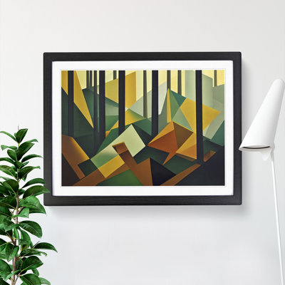Uplifting Abstract Forest - Framed Print