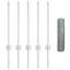 vidaXL Fence with Post Segment Outdoor Barrier Garden Terrace Divider Boundary