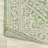 Aaleayah Medallion Textured Weave Cream/Green Indoor/Outdoor Rug-1201341609