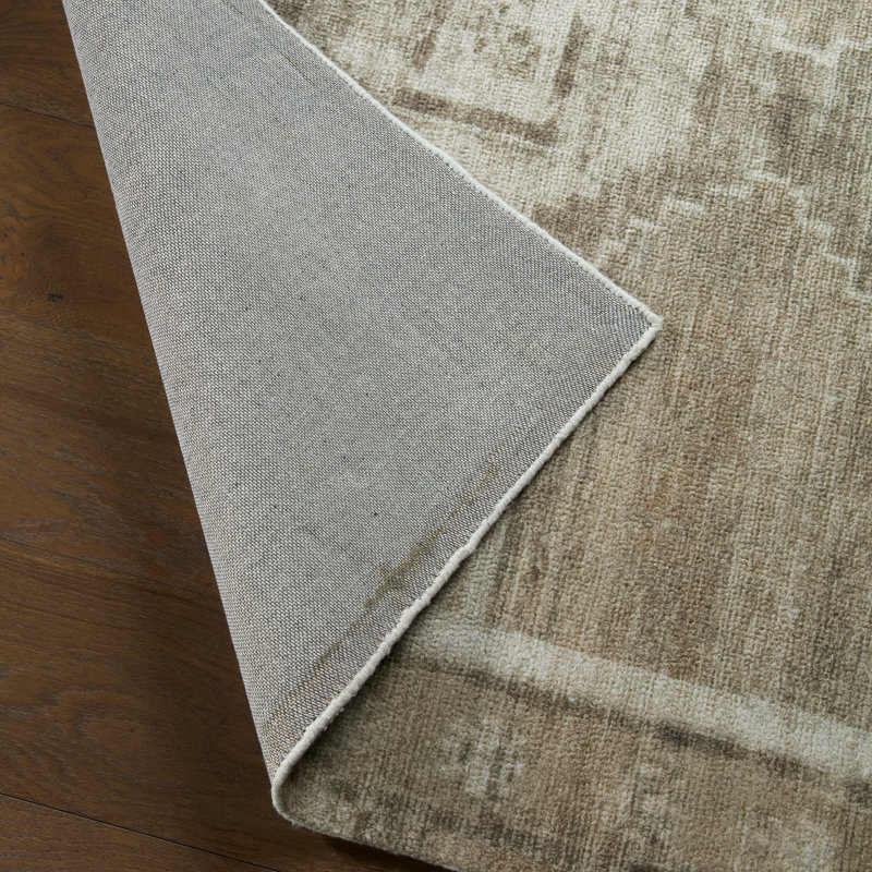  Tapis vert touffeté à motif géométrique Mergildo CSN10 (9 pi 6 po x 13 pi 6 po), Rectangle 13 pi 6 po x 9 pi 6 po