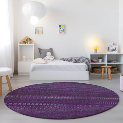Kinslee Washable Striped Indoor / Outdoor Rug
