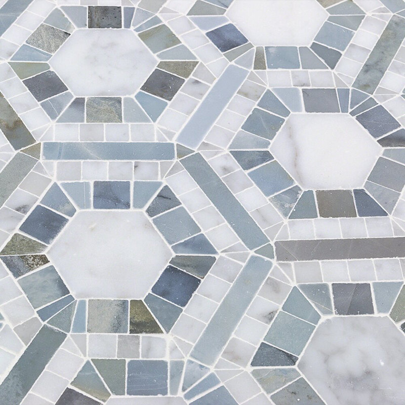 Kosmos Marble Random Mosaic Wall & Floor Tile