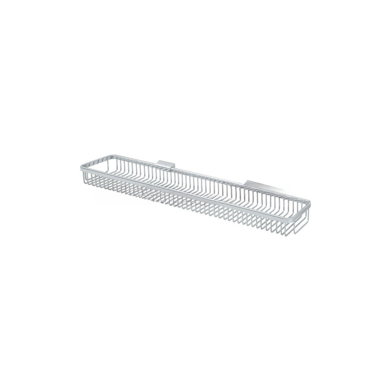 Rectangular Wire Shower Caddy, Polished Chrome
