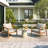 Outdoor Acacia Wood Club Chair(Set Of 2)