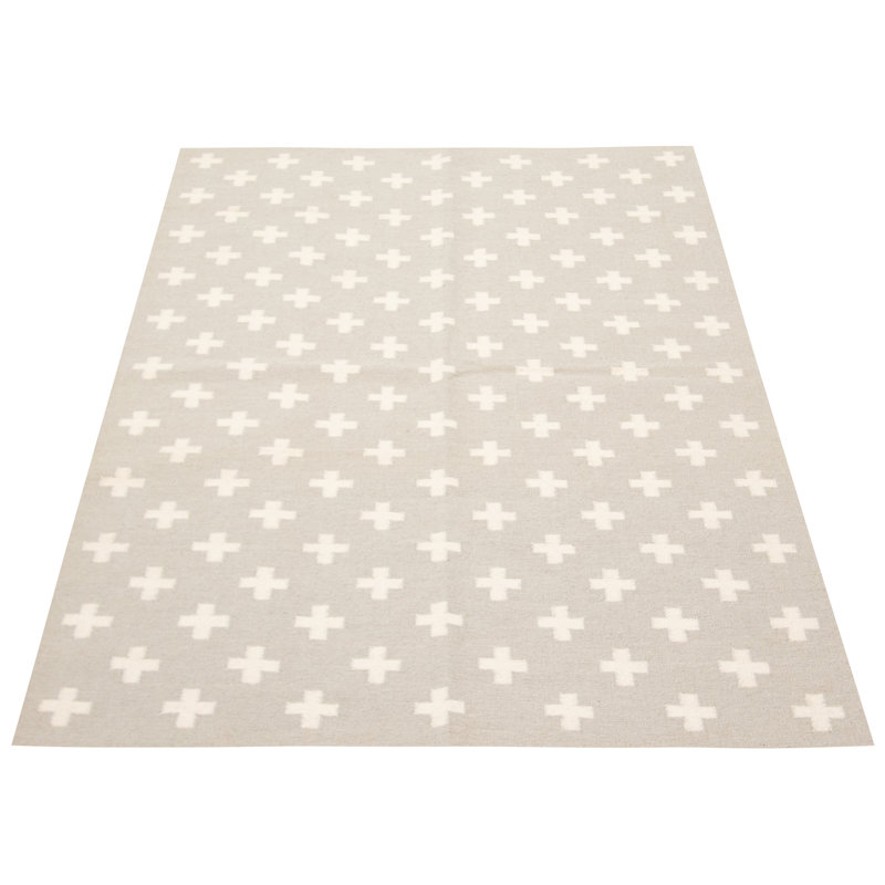 Helin Wool Geometric Indoor Rug