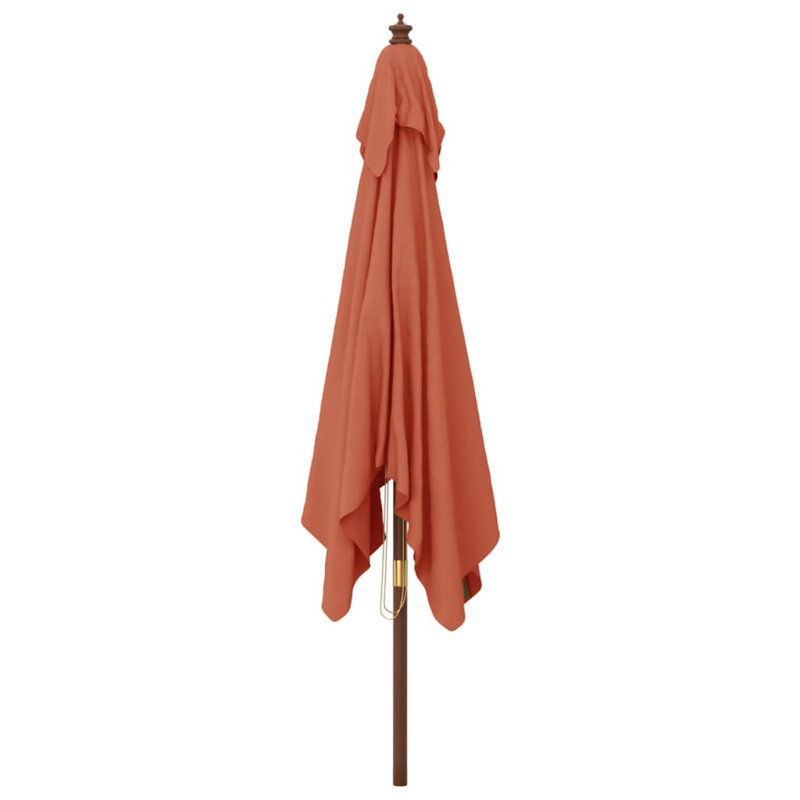 Baheerathan 300cm Market Parasol, Terracotta