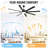 Modern Large Design Ceiling Fans With Smart Remote Control For Living Room-1442527344