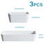 Ensemble de 3 plats de cuisson en porcelaine, assiettes rectangulaires, idéal pour les lasagnes, les gâteaux et les repas quotidiens (tailles: 12 po / 6 po / 6 po)