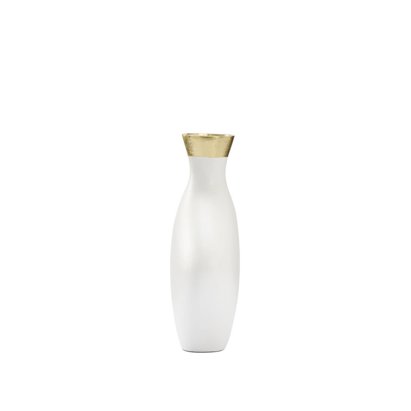 Asymmetric Handmade Aluminum Table Vase