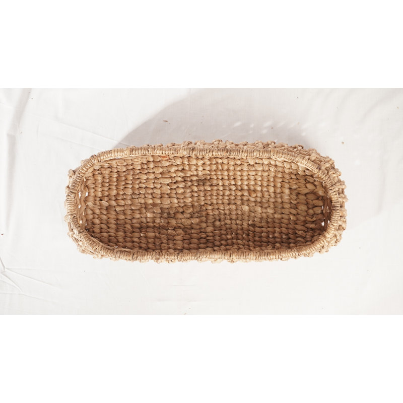 Waterhyacinth Canoe Bowl Small Dia 20", 8.9" W x 4.9" H x 20.1" D