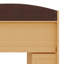 Lit mezzanine moderne avec armoire intégrée et garde-robe-1439573908