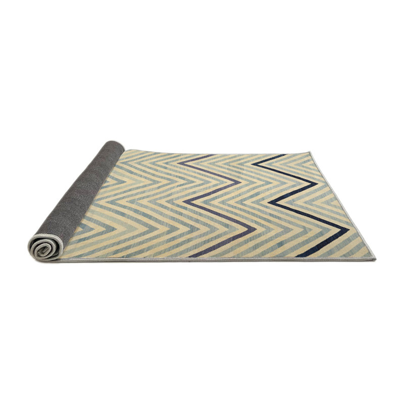 Surface beige contemporaine tapis, Rond 7 pi