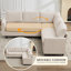 83.5" Sectional Corner Sofa With Armrest Black Legs Seater For 5-109867530