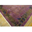 Tapis mauve antique en laine Art déco