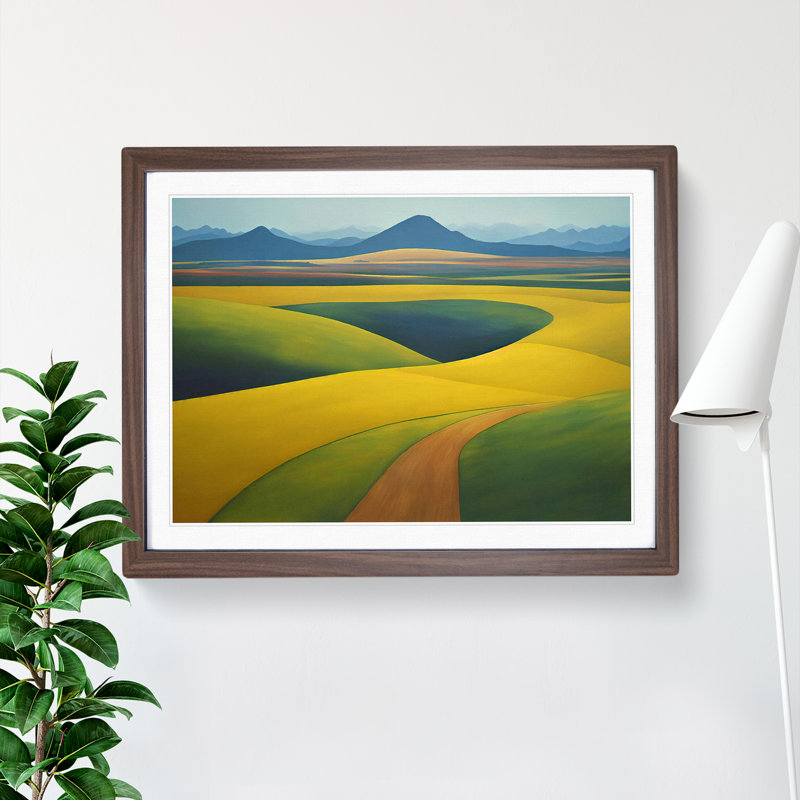 Spring Meadow Landscape View Vol.4 - Single Picture Frame Print