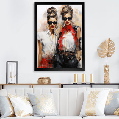 Poyraz Fashion Woman Walk III, reproduction d'art sur toile