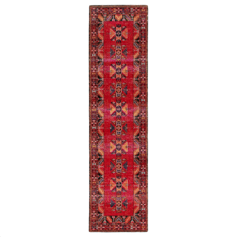 Tewksbury Oriental Indoor / Outdoor Rug, Runner 2'8" x 10'