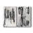 Grey Scribbles I-Premium Gallery Wrapped Canvas -Ready to Hang
