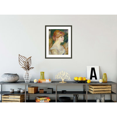 «Suzanne Valadon» par Pierre-Auguste Renoir, impression giclée encadrée