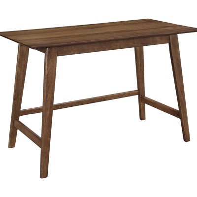 Mid-century Modern Walnut Office Desk With Comfortable Chair 2 Writing - Comfort