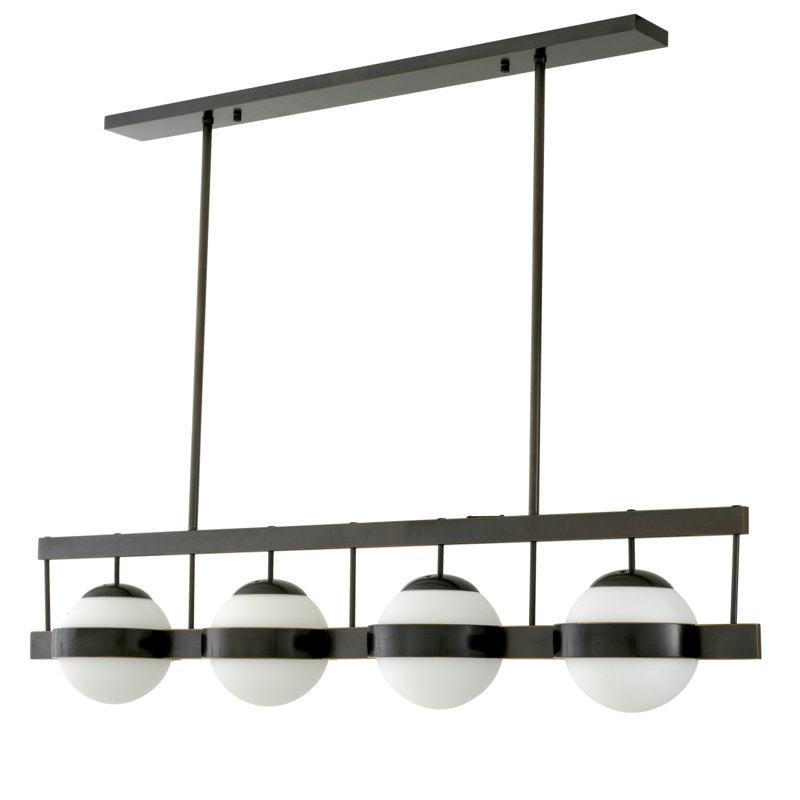 Biba 4 - Light Chandelier, Bronze