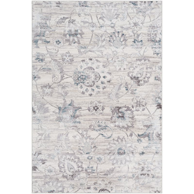 Tapis argenté / gris Framingham