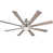 Brushed Nickel with Nickel/Brown Wood Blades