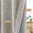Linen Texture Two-Tone 100% Blackout Back Tab Curtain Pair-652391252-652391253