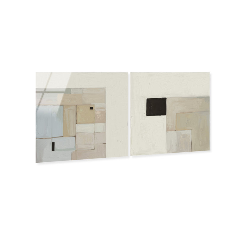 Soft Roughness Set Set by Oliver Gal, 40"H x 40"W, High-Gloss Acrylic Print