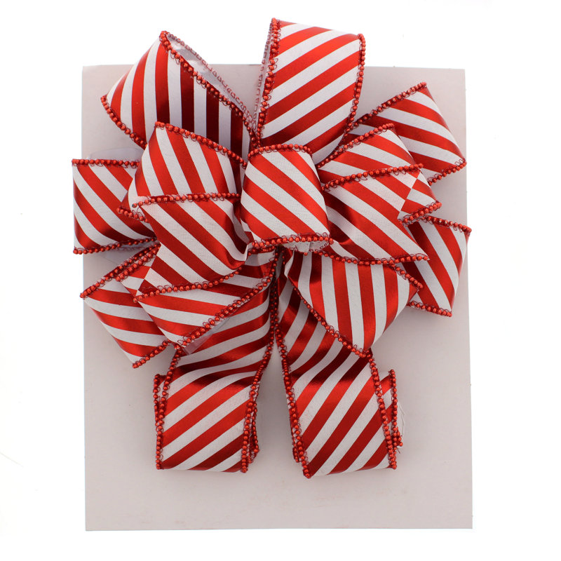 78.74cm Striped Polyester Tree Topper