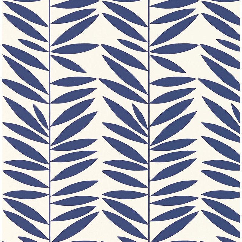 Papier peint à feuilles, Marin
