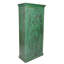 Cameren White Antique Solid Wood Hand Carved 2 Door Peacock Cabinet-386147494