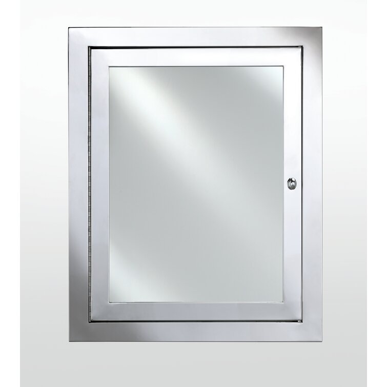 Recessed Medicine Cabinet in Stainless Steel