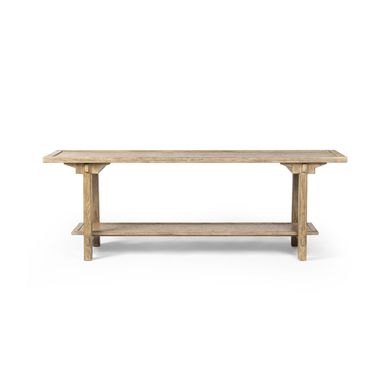 Trinity Console Table-Distressed Light Oak