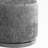 Upholstered Modern Gray Chenille Barrel Swivel Side Dining Chair-119711162