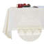 Faux Linen Wipeable Water Resistant Rectangular Tablecloth for Parties-101829624-101663492
