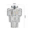 1-Light 30cm Crystal Mount Ceiling Light