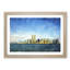 New York Skyline with the Twin Towers - Picture Frame Graphic Art Print-56861082-56861083