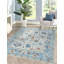 Tapis ivoire en laine noué à la main Gercilus