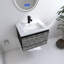 Meuble-lavabo mural 24 po avec lavabo en céramique Exmore