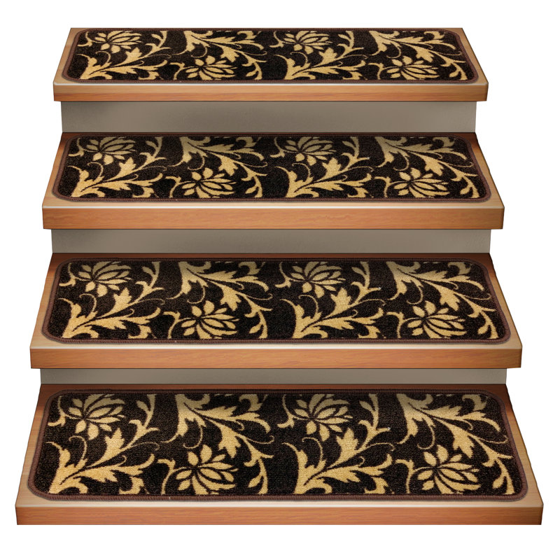 Tapis d'escalier Golie Lane, Rectangle 8 po x 2 pi 2 po