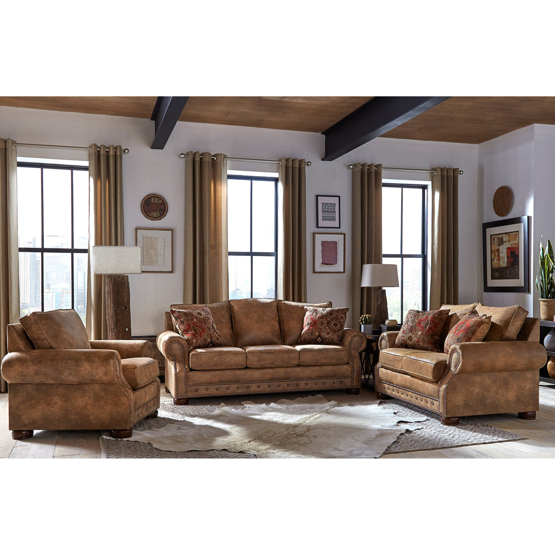 Gabrielle 3 - Piece Living Room Set Loon Peak®