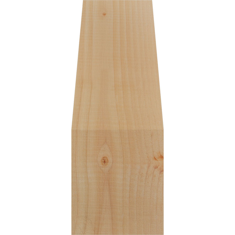 Attelle impériale du genou, Sapin de Douglas, Lisse, H 16 po x l 5,5 po x P 8 po